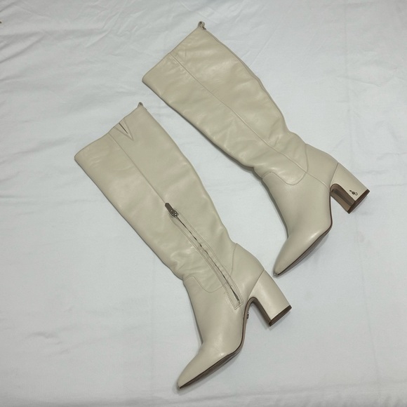 Sam Edelman Cream White Tall Boots - Picture 3 of 7